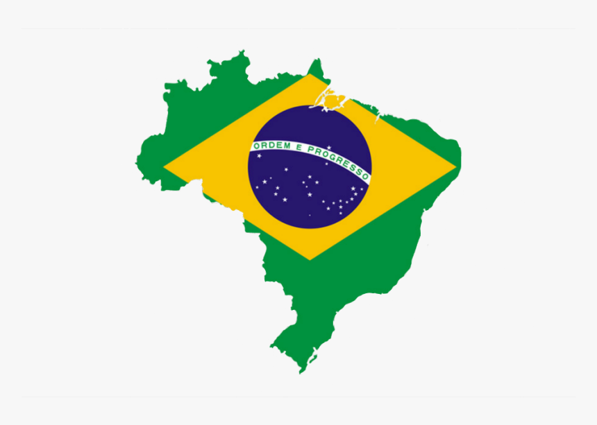 #brasil #bandeira #mapa #bandeiradobrasil - My Country Is Brazil, HD Png Download, Free Download