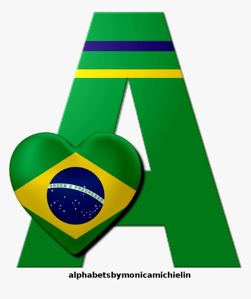 Brazil Flag Triangle, HD Png Download, Free Download