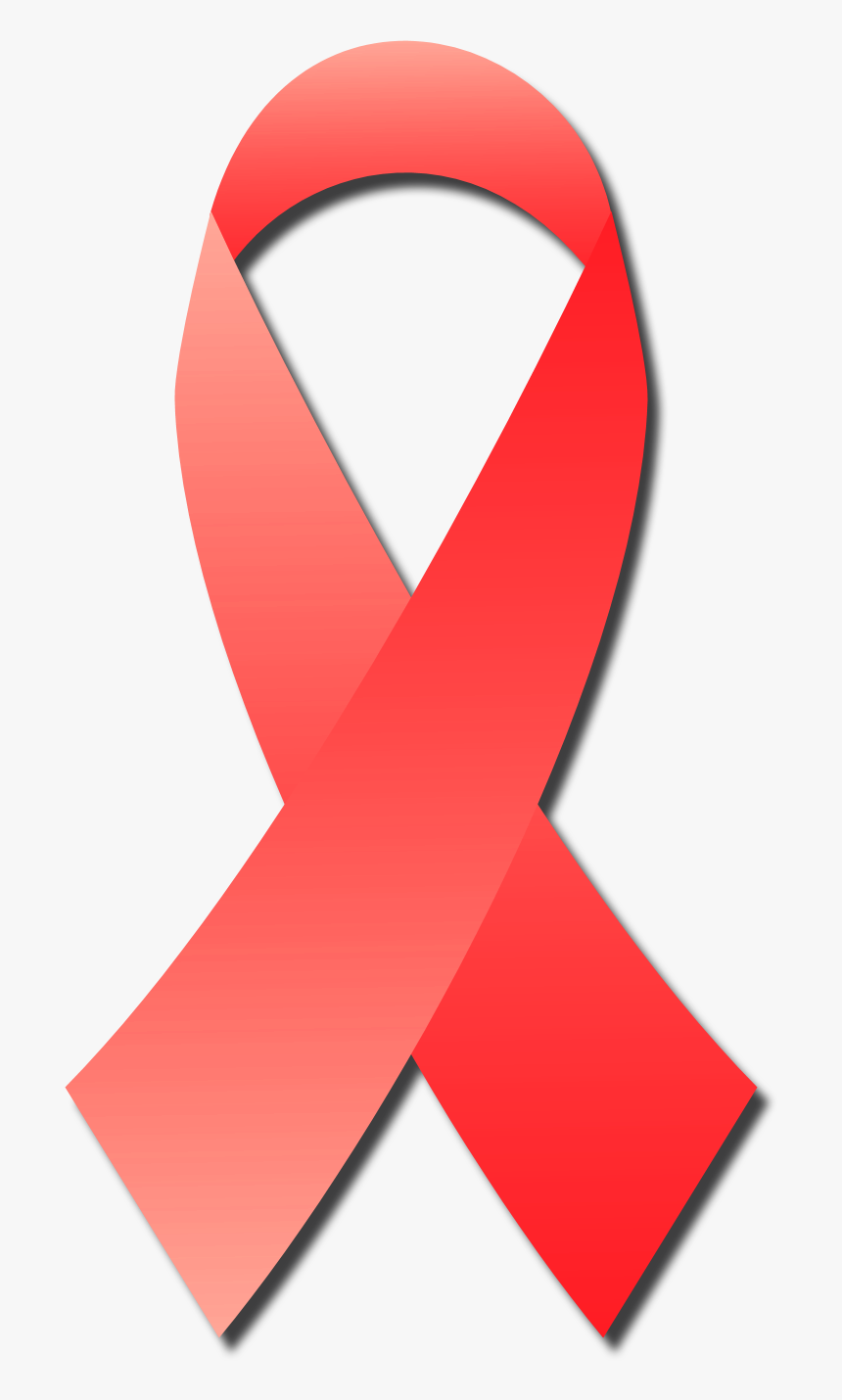 Ribbon-red - Sickle Cell Ribbon Png, Transparent Png, Free Download