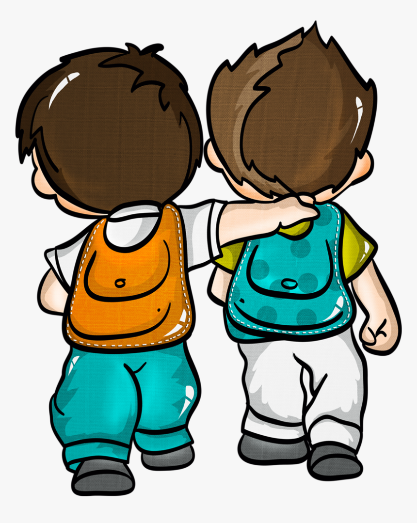 Escola & Formatura School Clipart, Clipart Boy, Preschool - Child Clipart Back, HD Png Download, Free Download