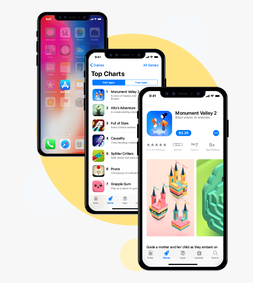 Iphone X App Design, HD Png Download, Free Download