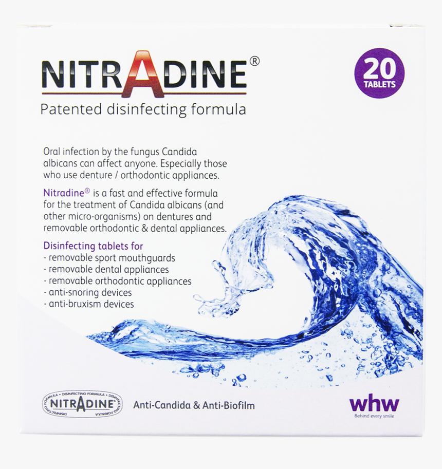 Nitradine 20 Tablets Reverse Compressed, HD Png Download, Free Download