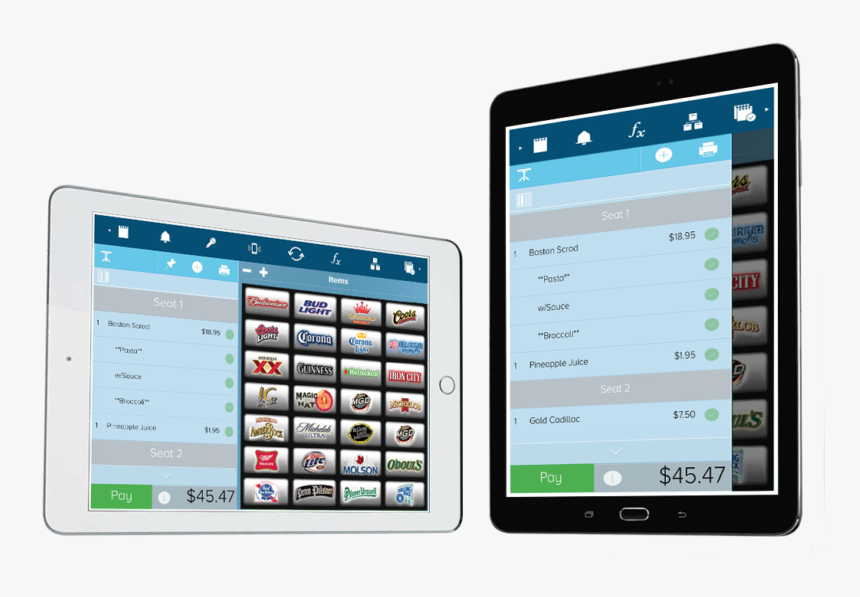 Future Pos Two Tablets - Tablet Computer, HD Png Download, Free Download