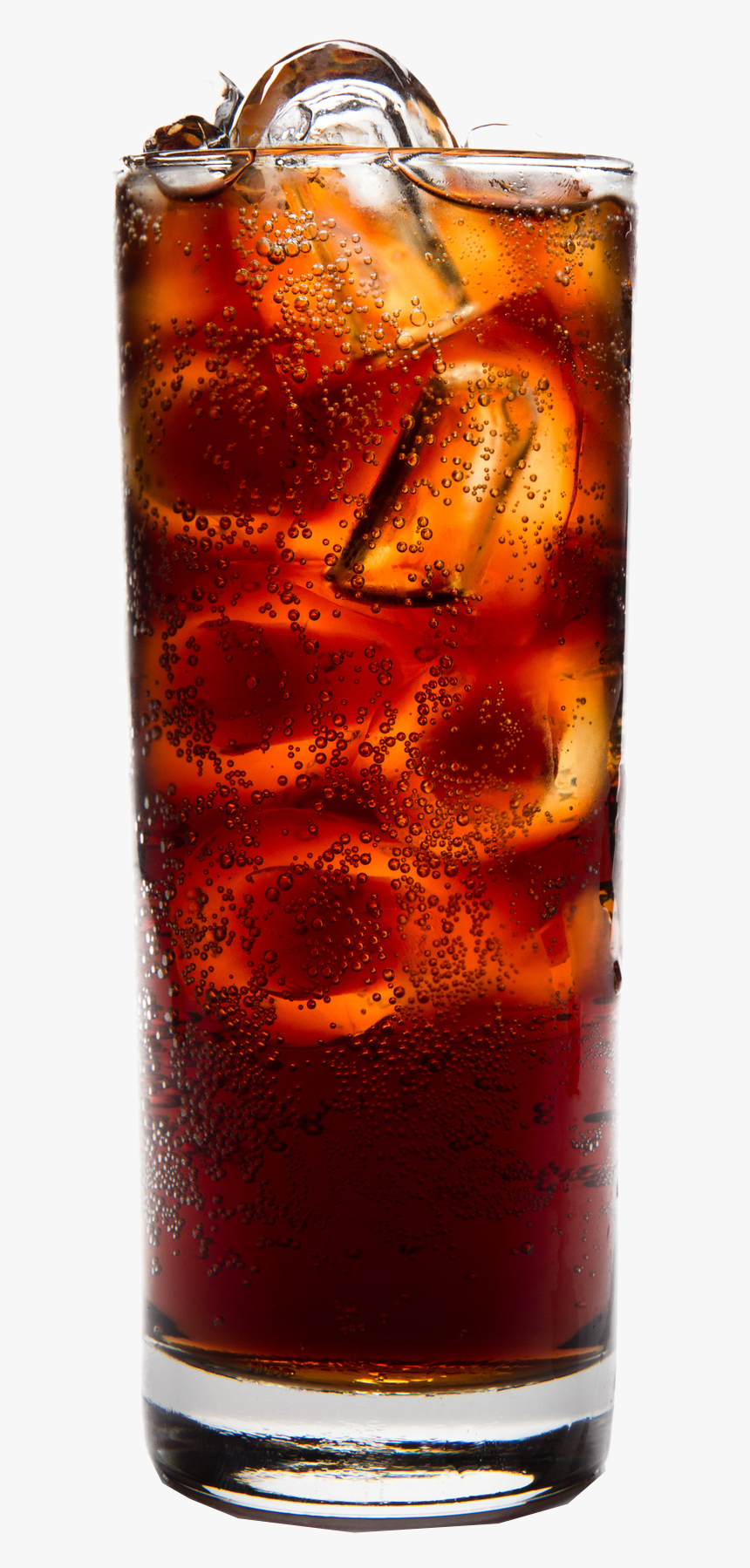 Cola With Ice Cubes Png Image - Cola With Ice Glass Png, Transparent Png, Free Download
