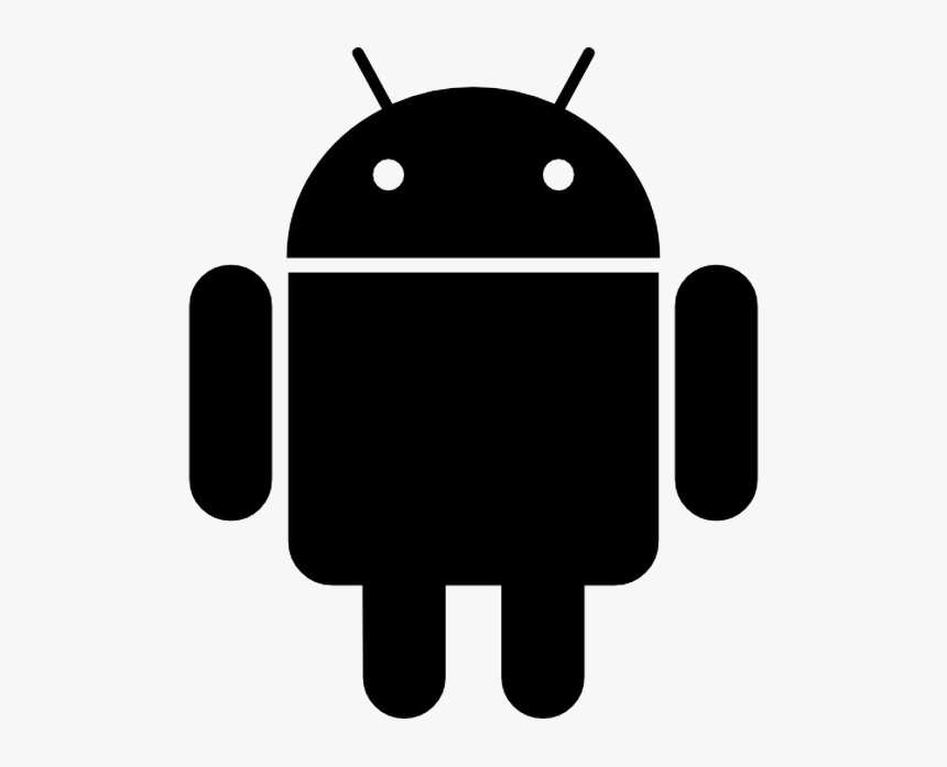 Android Png - Android Logo Black And White, Transparent Png, Free Download