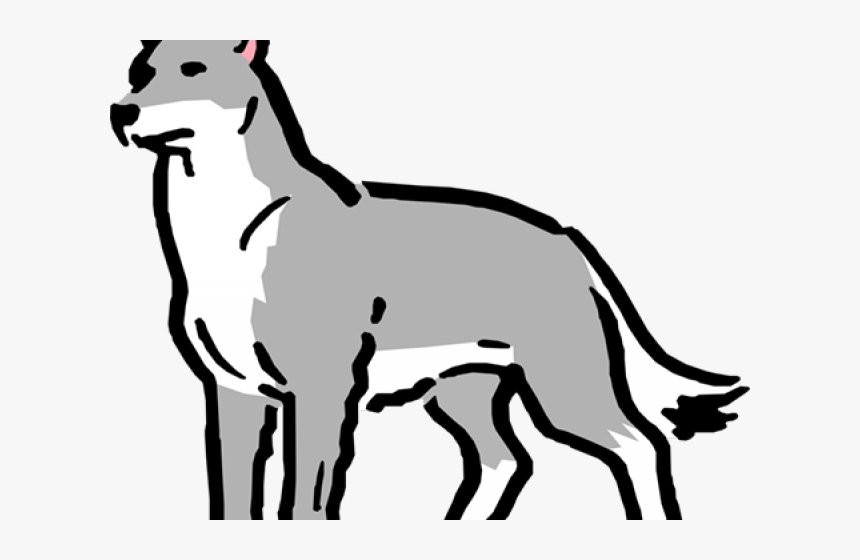 Wolf Clipart Clip Art - Cartoon Wolf, HD Png Download - kindpng