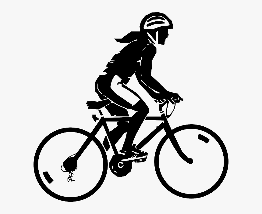 Cycling Clipart Mountain Bike - Cyclist Clipart, HD Png Download, Free Download