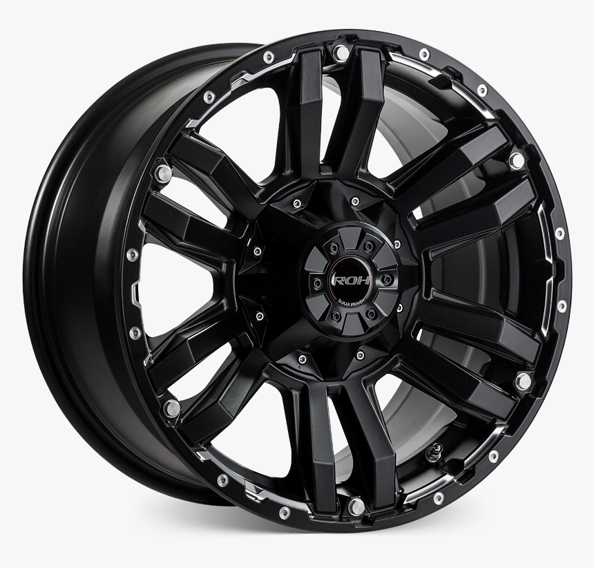 Vapour Matt Black Silver Bolts , Png Download - Roh Vapour Wheels, Transparent Png, Free Download