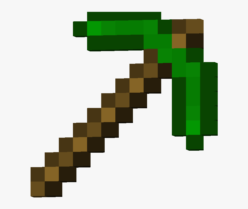 Mining Clipart Pickaxe - Transparent Background Minecraft Pickaxe Png, Png Download, Free Download