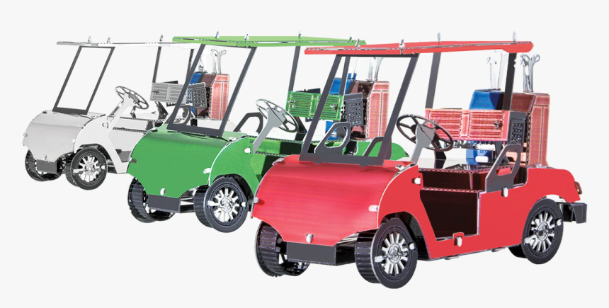 Metal Earth Vehicles - Metal Earth Golf Carts, HD Png Download, Free Download