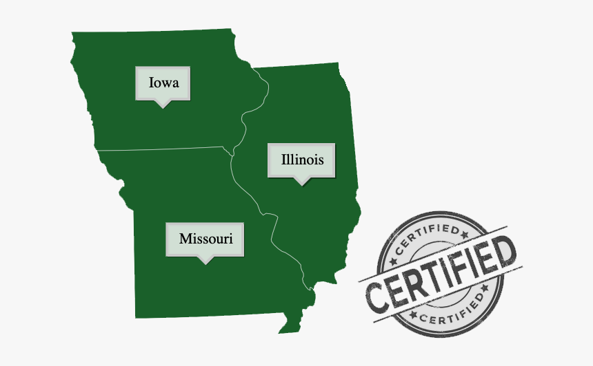 Certified In Mo Il Ia, HD Png Download, Free Download