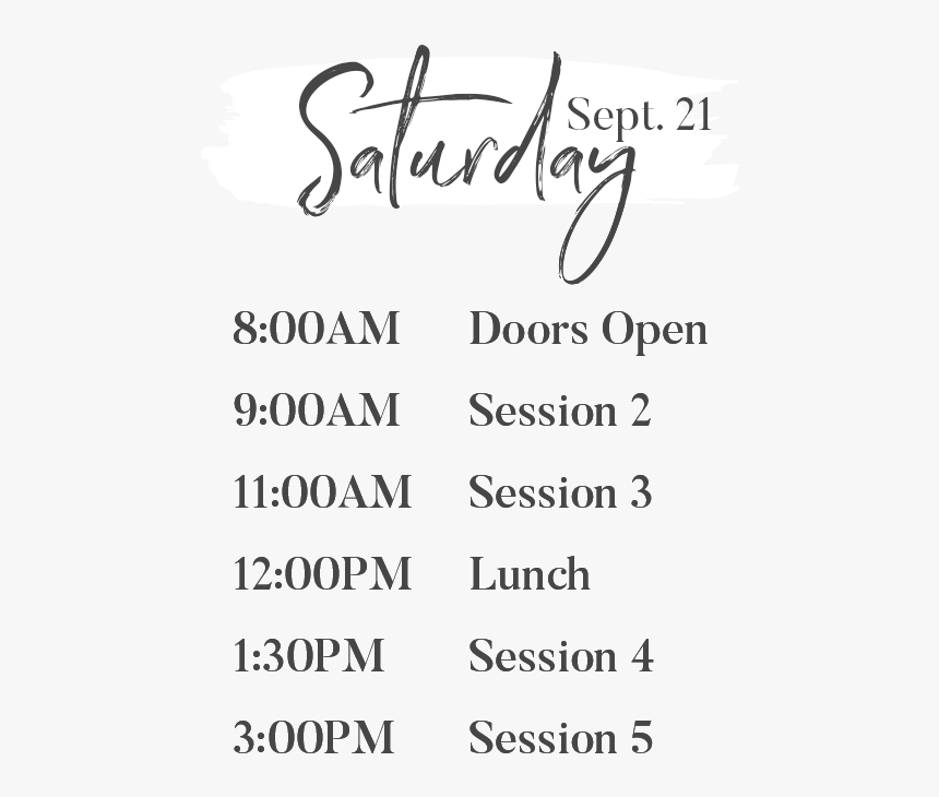 Brave 19 Schedule Saturday - Calligraphy, HD Png Download, Free Download