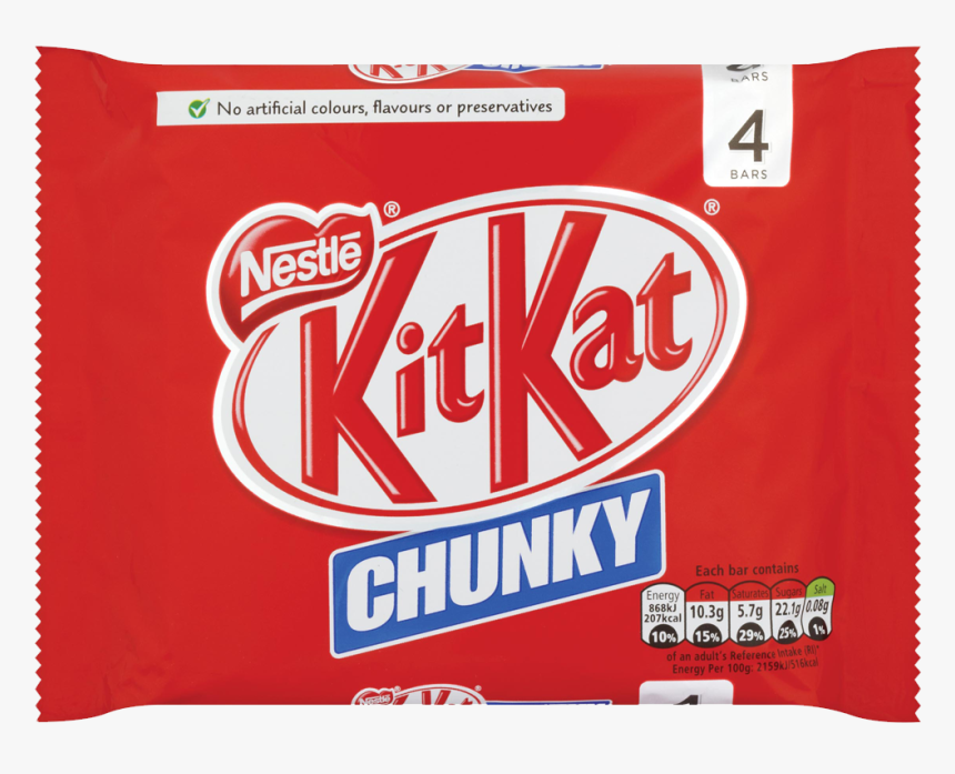 Kit Kat Chunky - Kit Kat Multi Pack, HD Png Download, Free Download