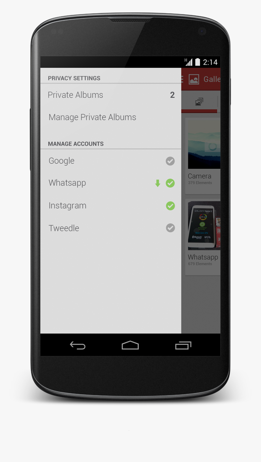 Transparent Android Kitkat Png - Smartphone, Png Download, Free Download