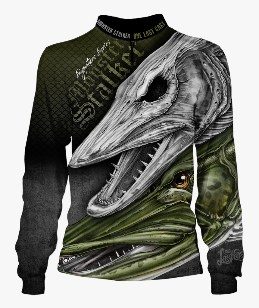 Monster Stalker Men"s Fishing Jersey Long Sleeve Musky - Fishing Jersey, HD Png Download, Free Download