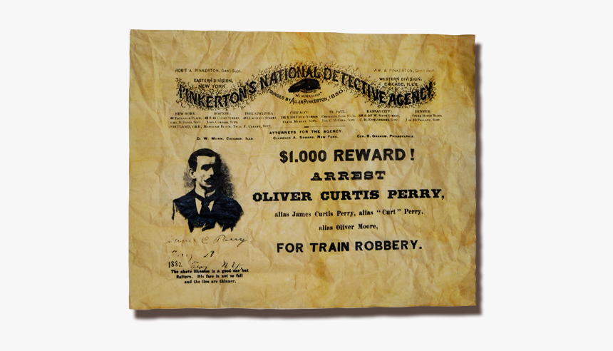Pinkerton Detective Agency 1891, HD Png Download, Free Download