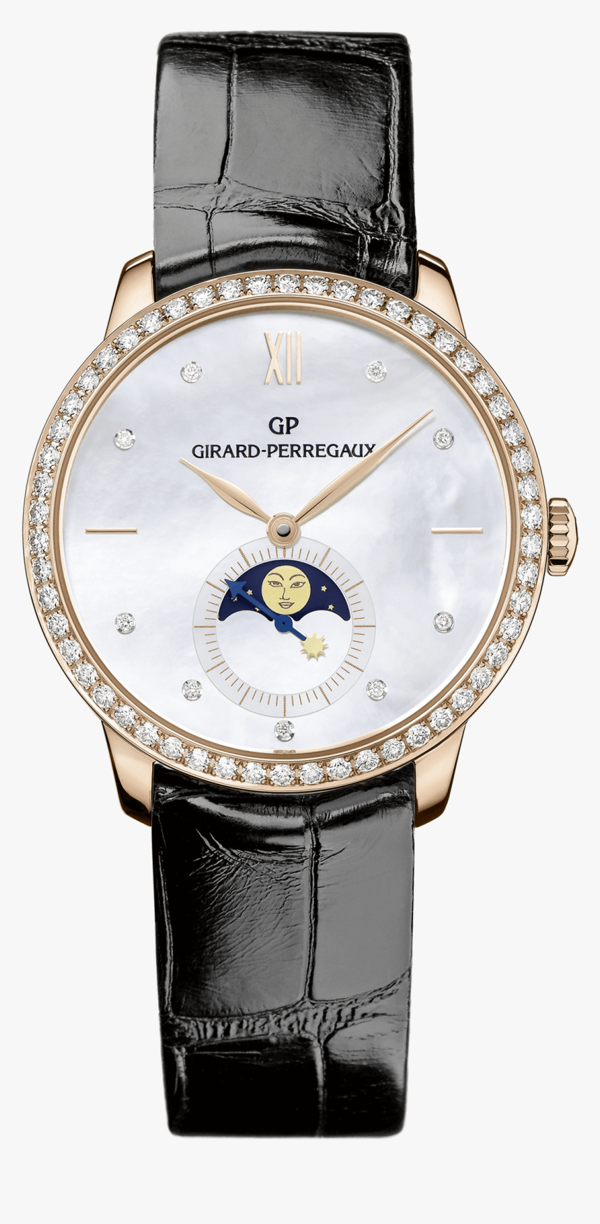 Girard Perregaux 1966 Lady Moonphase, HD Png Download, Free Download