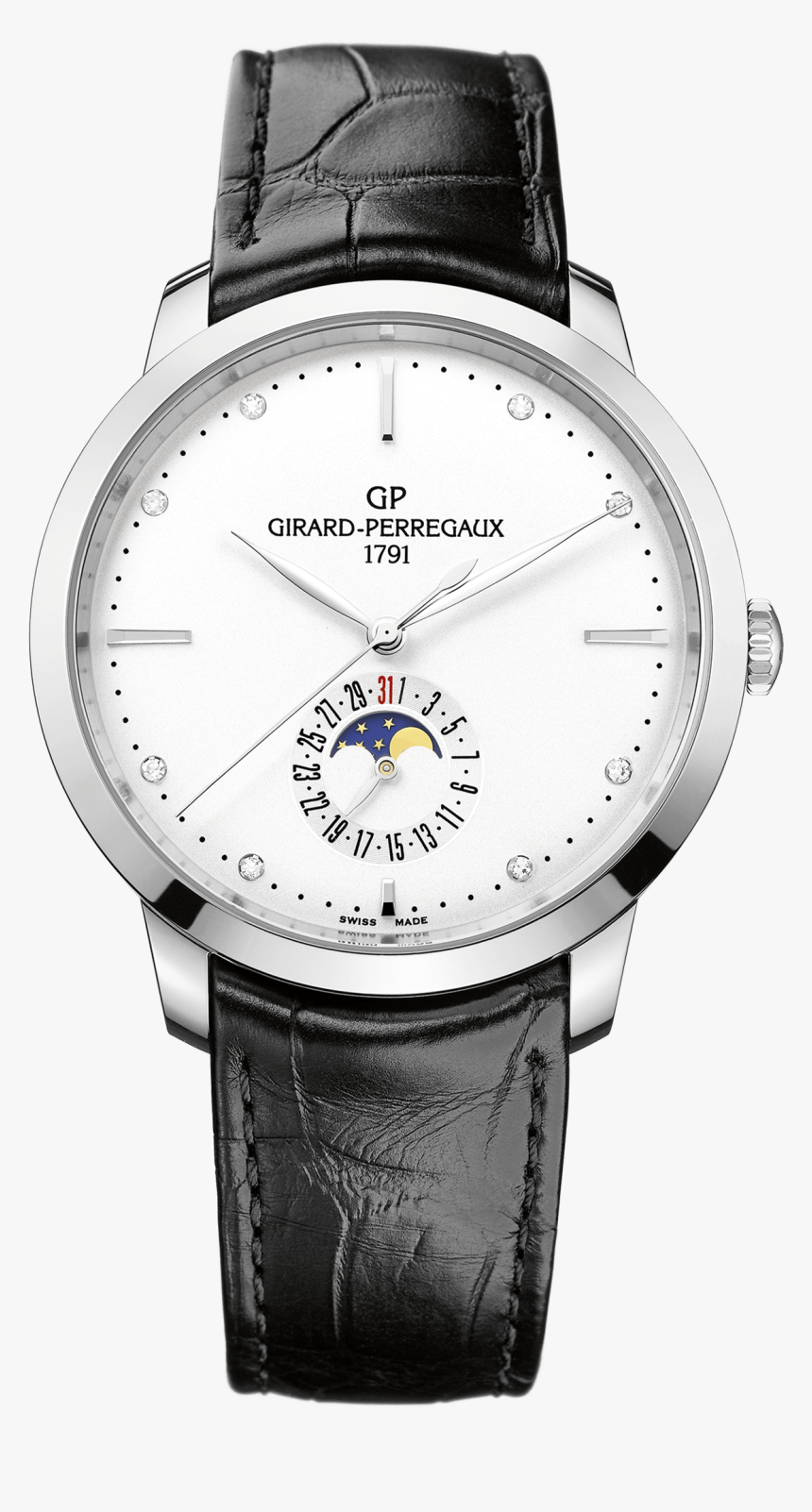 Tag Heuer Carrera Black Leather Calibre 5, HD Png Download, Free Download