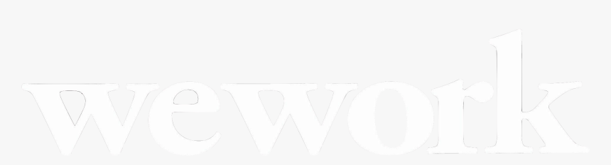 Wework Logo Black - Wework White Logo Png, Transparent Png, Free Download