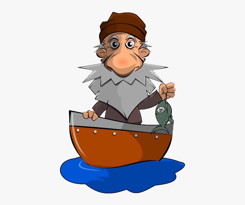 Free On Dumielauxepices Net - Fisherman Old Clipart, HD Png Download, Free Download