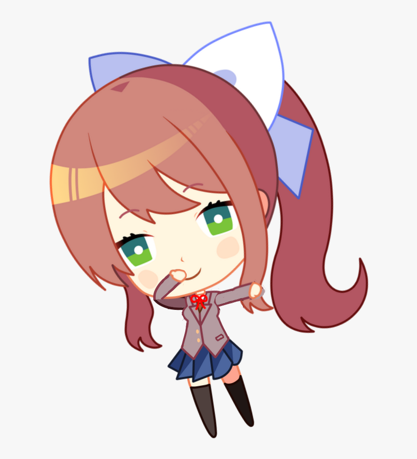 Chibi Monika, HD Png Download, Free Download