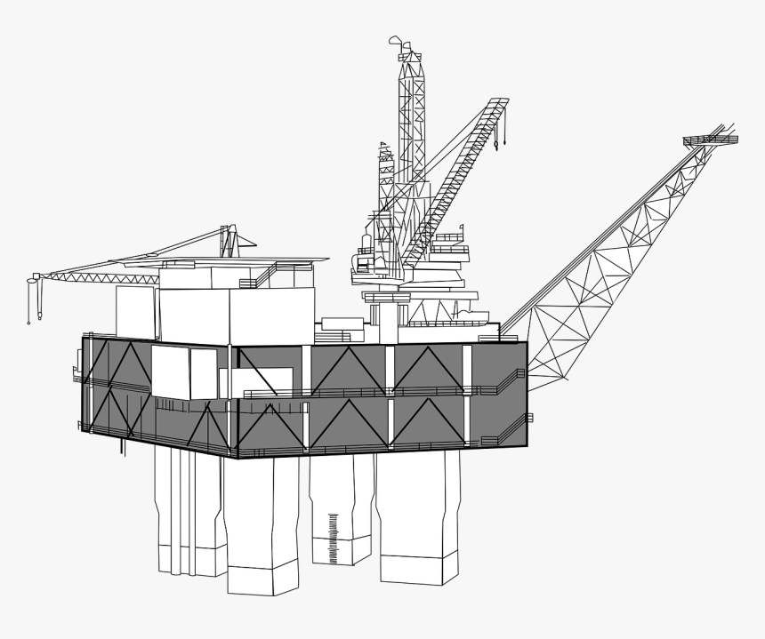 Offshore Oil Rig Clipart, HD Png Download, Free Download