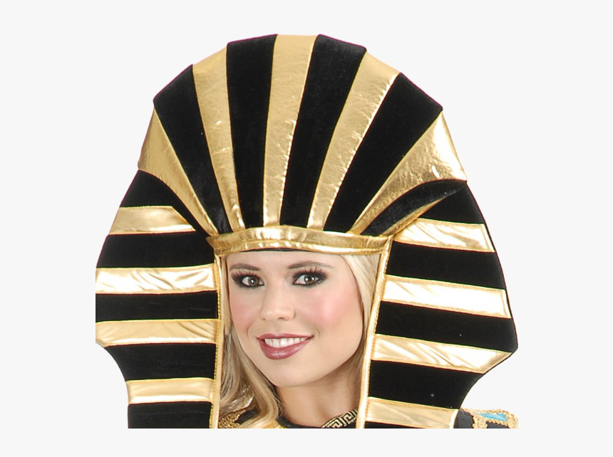 Egyptian Pharoah King Tut Headpiece For Men And Women - Egyptian Costume, HD Png Download, Free Download