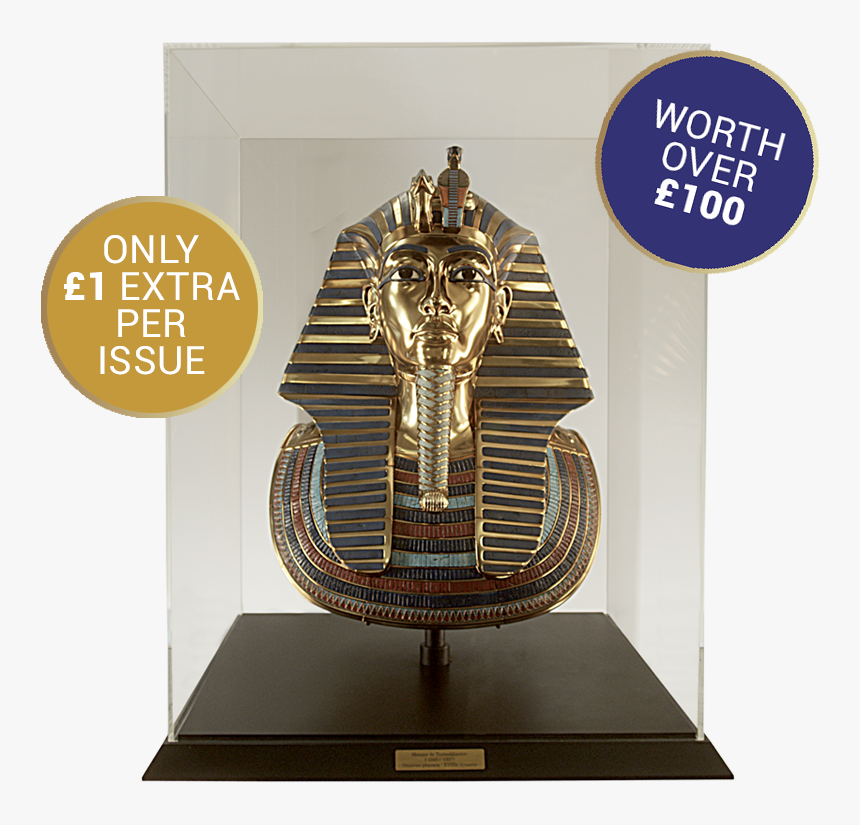 Build The Tutankhamun Mask - Tutankhamun Mask Replica 1 1 Scale, HD Png Download, Free Download