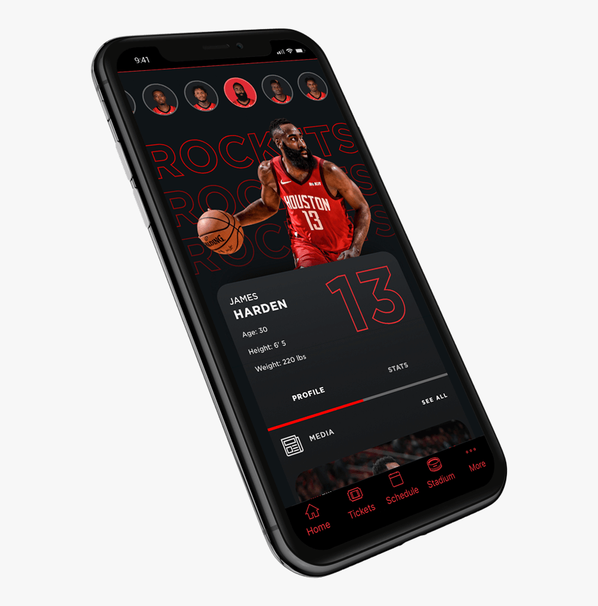 Rockets Mobile App - Iphone, HD Png Download, Free Download