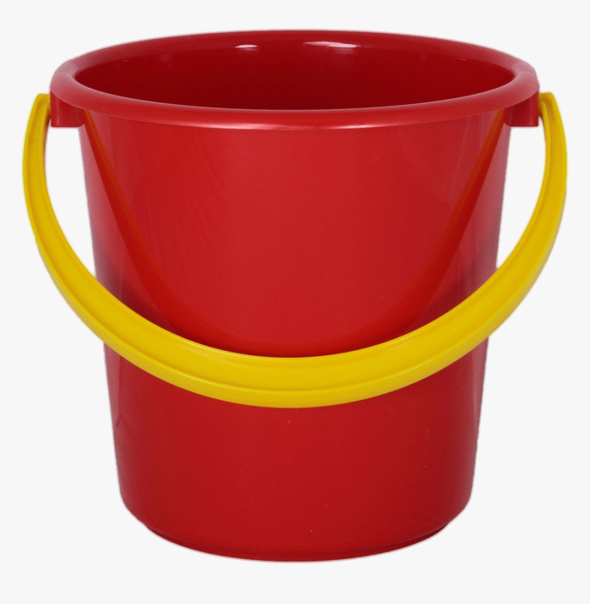 Red Plastic Bucket Png Image - Plastic Bucket Png, Transparent Png, Free Download