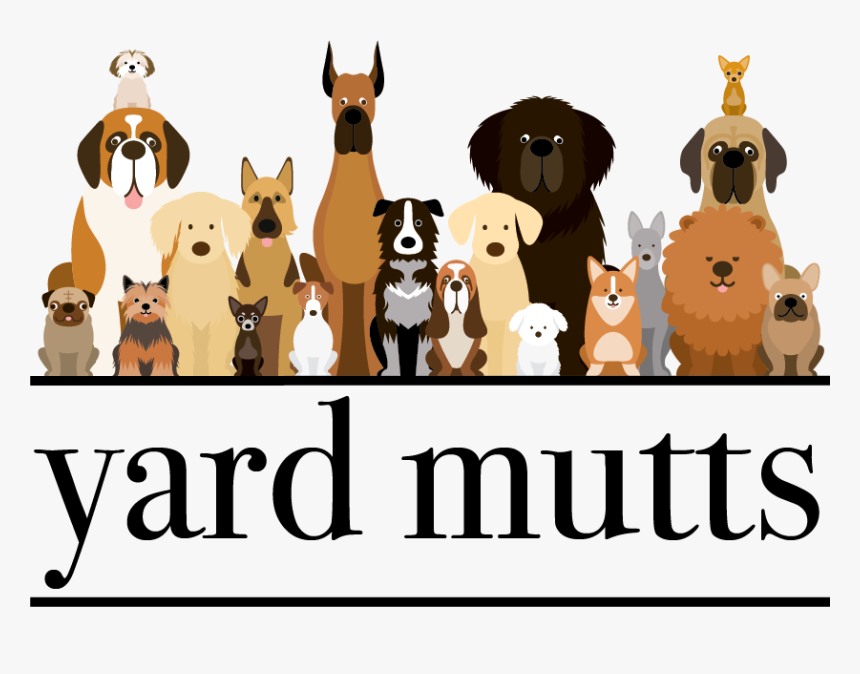 Yard Mutts Logo - Dog Group Illustration, HD Png Download, Free Download