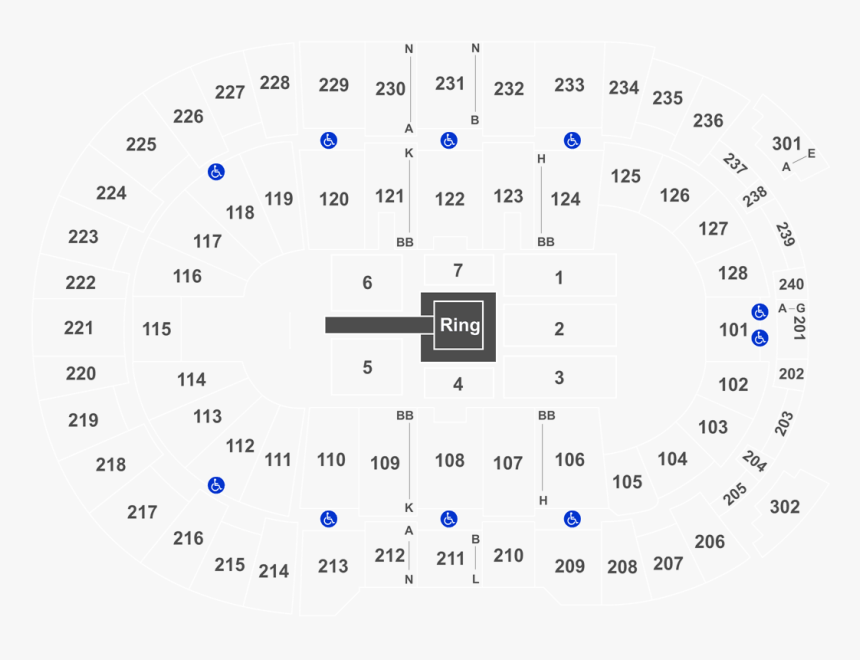 New Orleans Arena Seating Chart, HD Png Download, Free Download