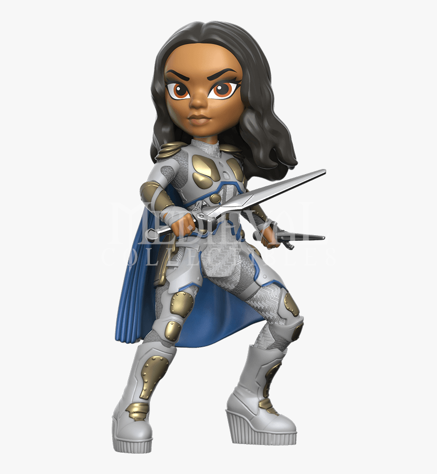 Thor Ragnarok Valkyrie Rock Candy Figure - Rock Candy Funko Hela, HD Png Download, Free Download