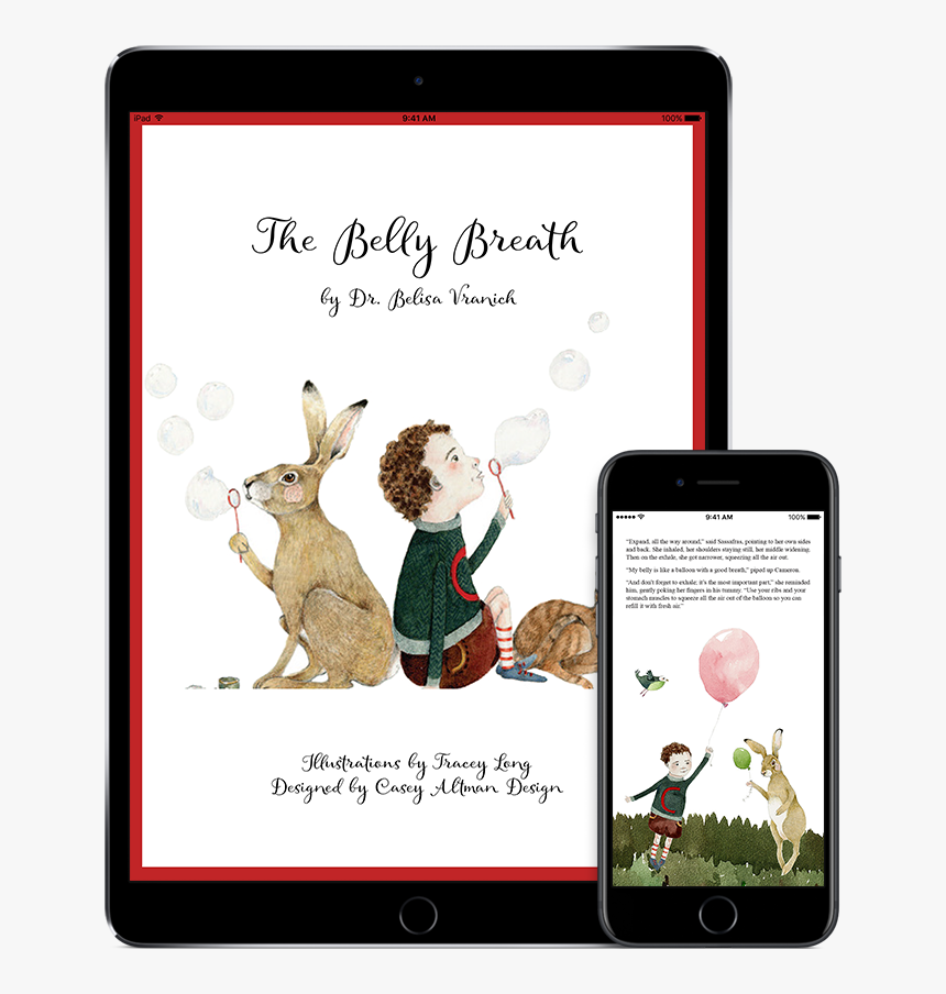 The Belly Breath Mockup - Cartoon, HD Png Download, Free Download