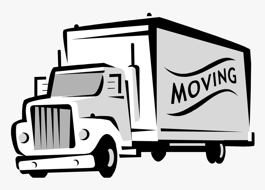 Moving Truck - Transparent Moving Truck Clipart, HD Png Download, Free Download