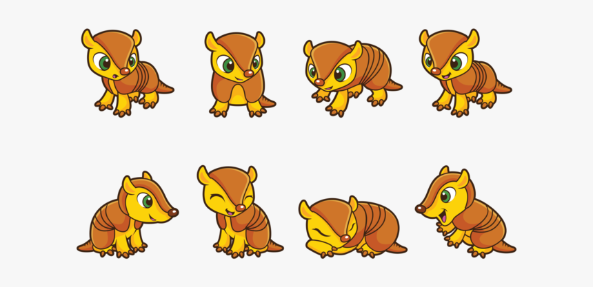 Armadillo Cartoons - Imágenes De Armadillos Animados, HD Png Download, Free Download