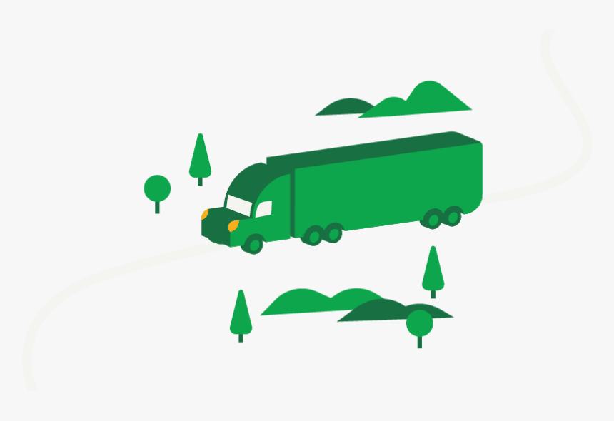 Illustration Of A Mayflower Moving Truck Driving Along - Illustration, HD Png Download, Free Download