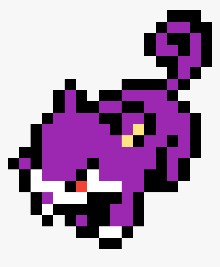 Pixel Art Pokemon Rattata, HD Png Download, Free Download