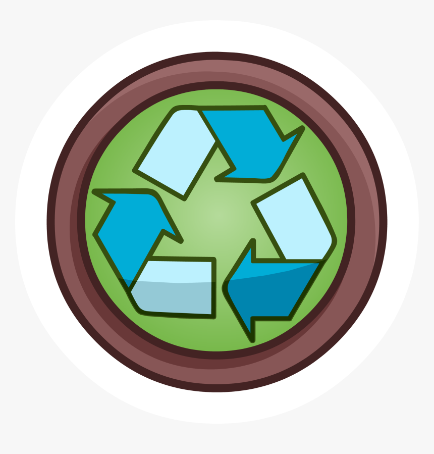 Club Penguin Rewritten Pins Location Clipart , Png - Recycle Symbol, Transparent Png, Free Download