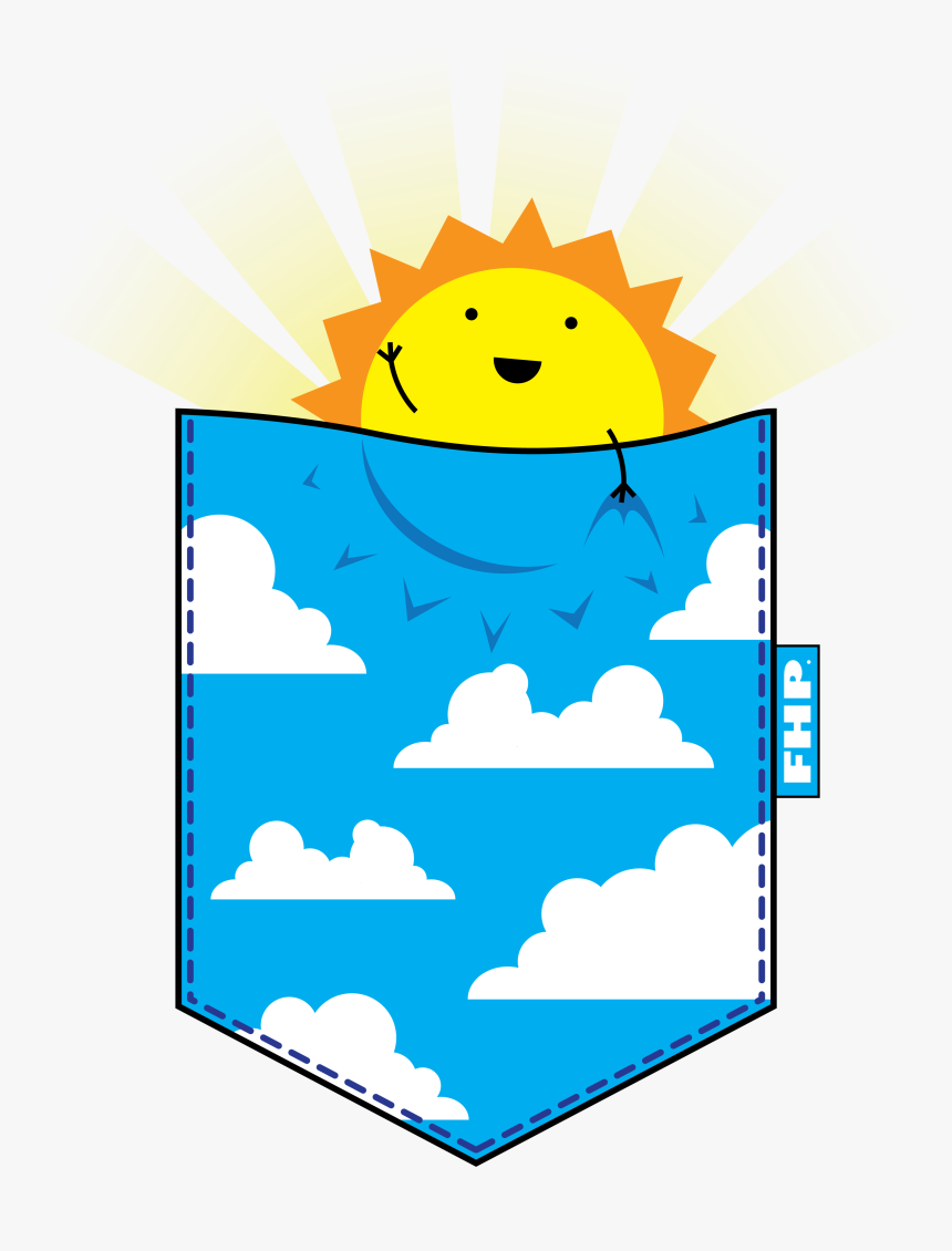 Pocket Full Of Sunshine T Shirt Pocket Design, HD Png Download, Free Download