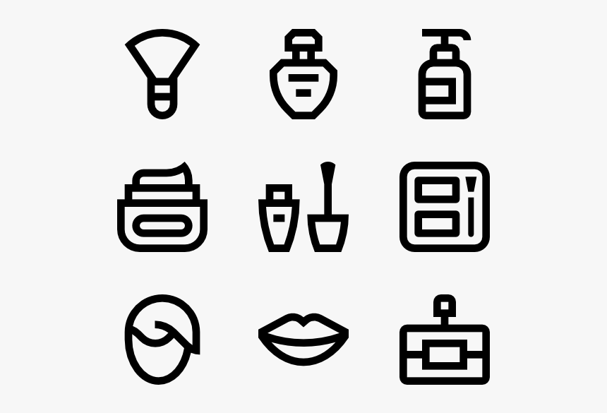 Makeup Clipart Pictogram - Real Estate Outline Icon, HD Png Download, Free Download