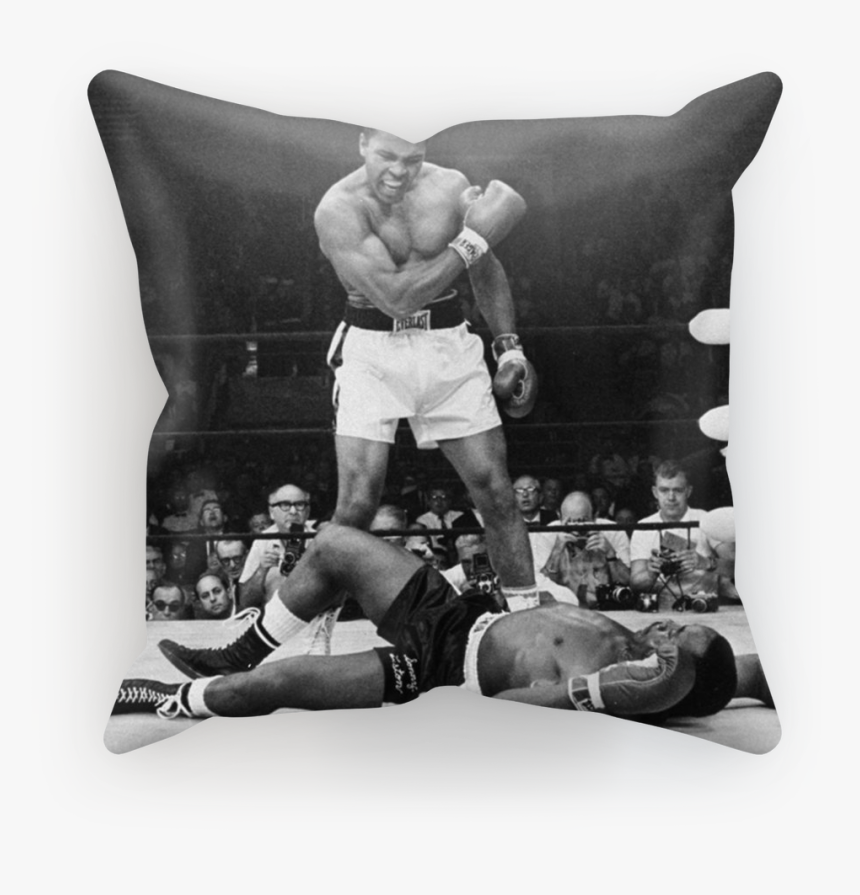 Muhammad Ali Knocks Out Sonny Liston ﻿sublimation Cushion, HD Png Download, Free Download