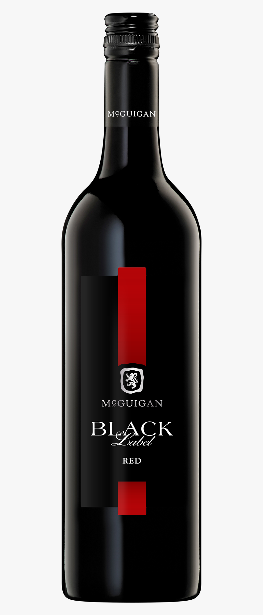 Mcguigan Black Label Red Bottle - Label, HD Png Download, Free Download