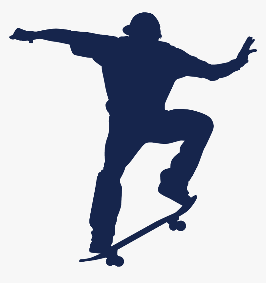 Skateboarding Silhouette, HD Png Download, Free Download