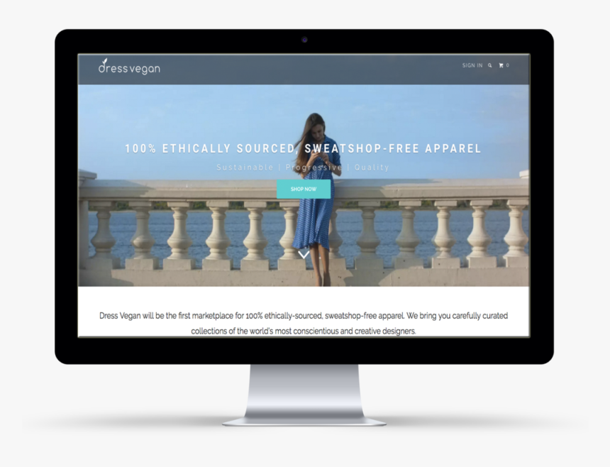 Mockup Website Sample For Aveya Site Mac Desktop Dress, HD Png Download, Free Download