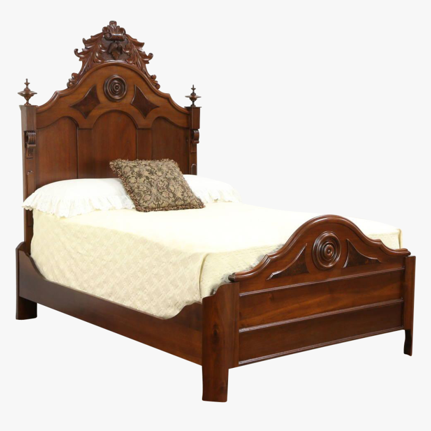 Antique Carved Bed, HD Png Download, Free Download