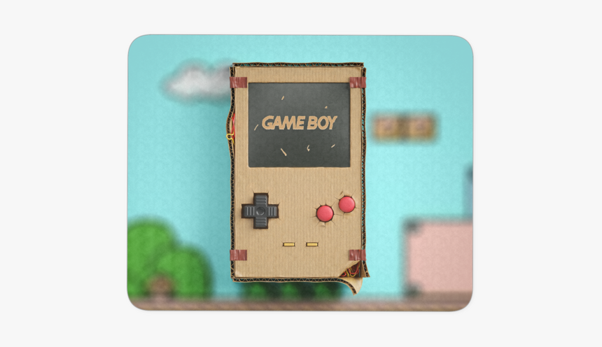 Cardboard Game Boy Mousepad - Game Boy Family, HD Png Download, Free Download