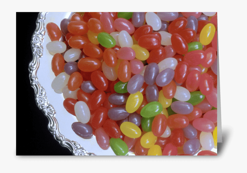 Jelly Beans Greeting Card - Jelly Bean, HD Png Download, Free Download