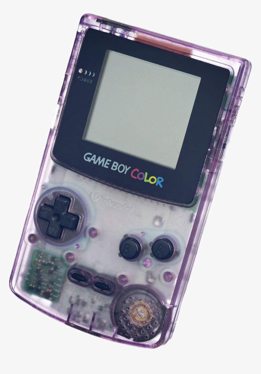 Transparent Video Game Console Clipart - Game Boy Color Transparent Purple, HD Png Download, Free Download