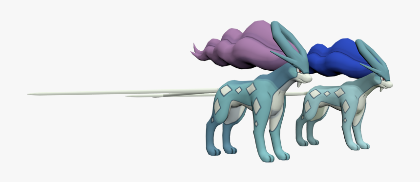 Download Zip Archive - Pokemon Suicune 3d Model, HD Png Download, Free Download
